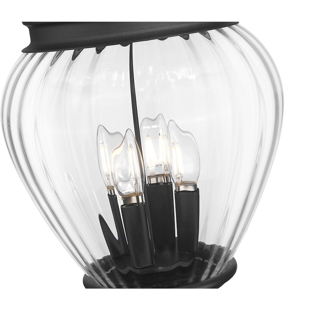Z-Lite 3 Light Outdoor Post Mounted Fixture. Picture 4