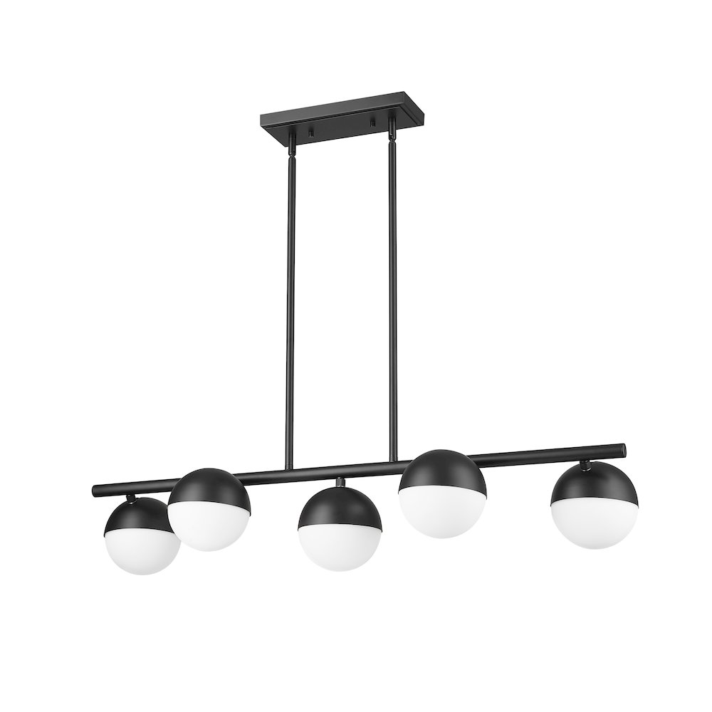 Z-Lite 5 Light Linear Chandelier. Picture 5
