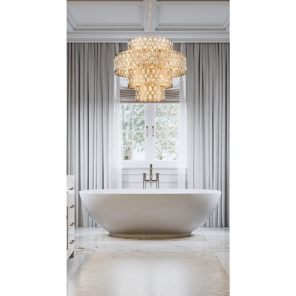 Z-Lite 13 Light Chandelier. Picture 6