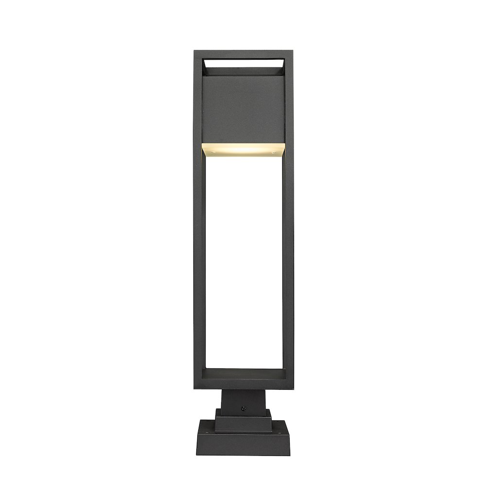 Z-Lite 1 Light Outdoor Pier Mounted Fixture. Picture 2