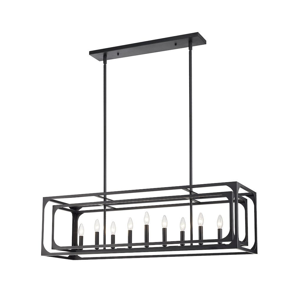 Z-Lite 9 Light Linear Chandelier. Picture 3