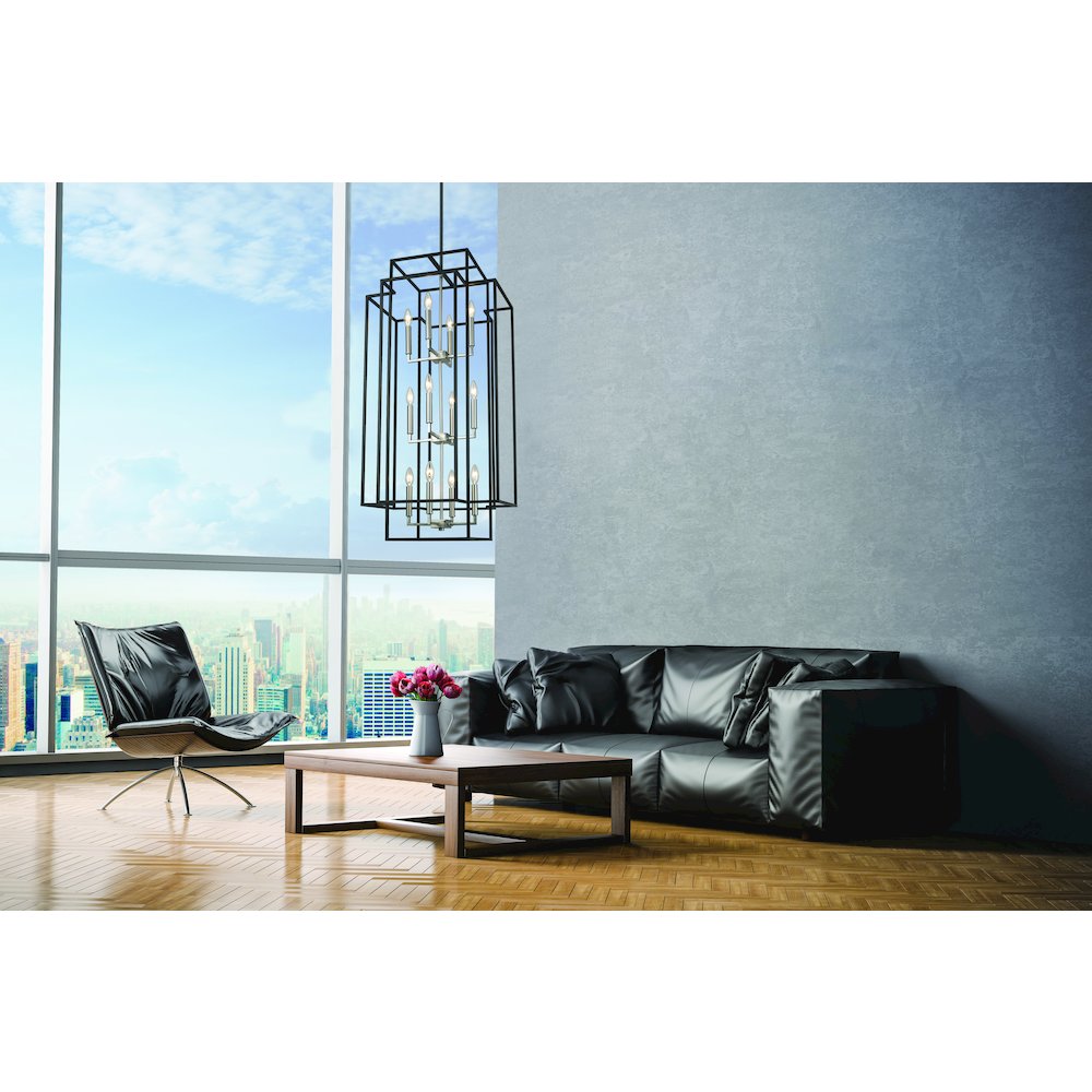Z-Lite 12 Light Chandelier. Picture 5