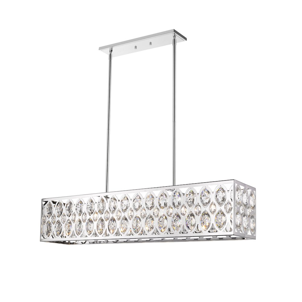 Z-Lite 7 Light Linear Chandelier. Picture 2