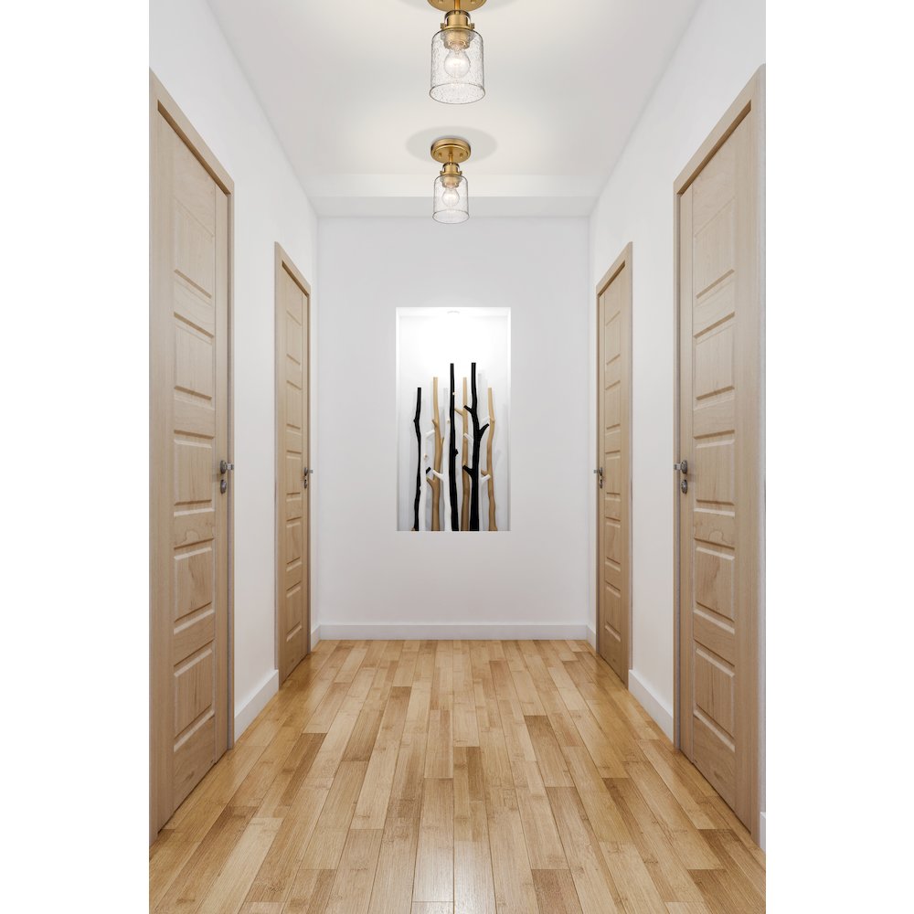 Z-Lite 1 Light Flush Mount. Picture 7