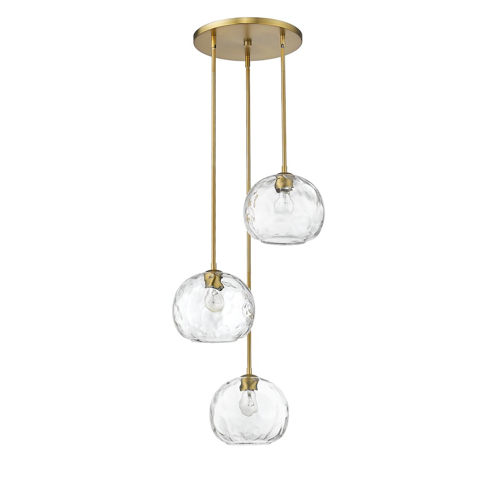 Z-Lite 3 Light Chandelier. Picture 5