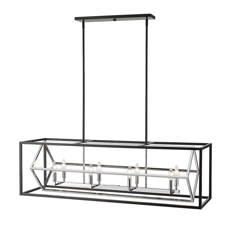 Z-Lite 8 Light Linear Chandelier. Picture 3