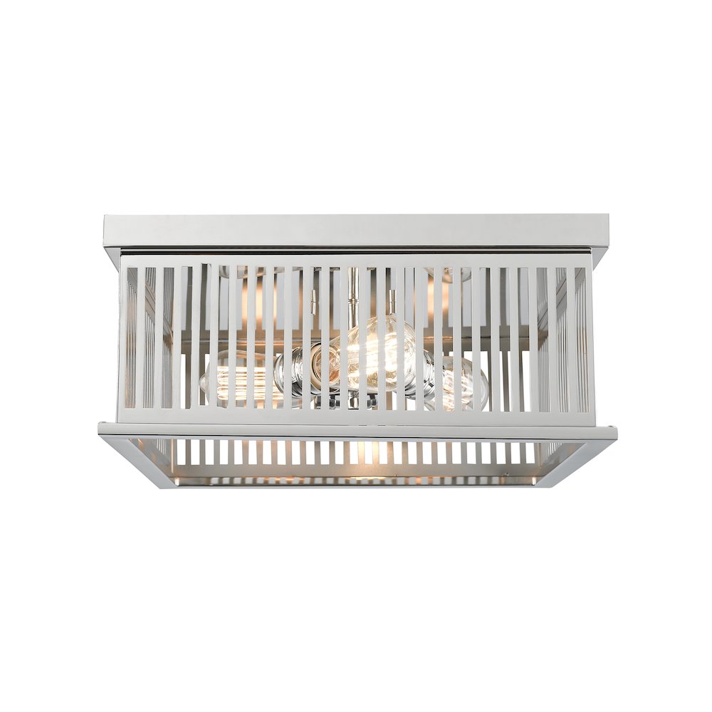 Z-Lite 3 Light Flush Mount. Picture 2