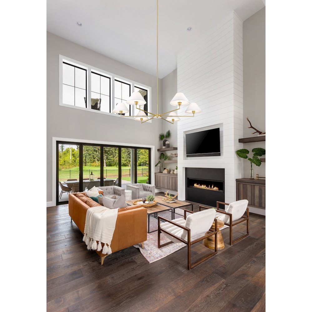 Z-Lite 6 Light Chandelier. Picture 7