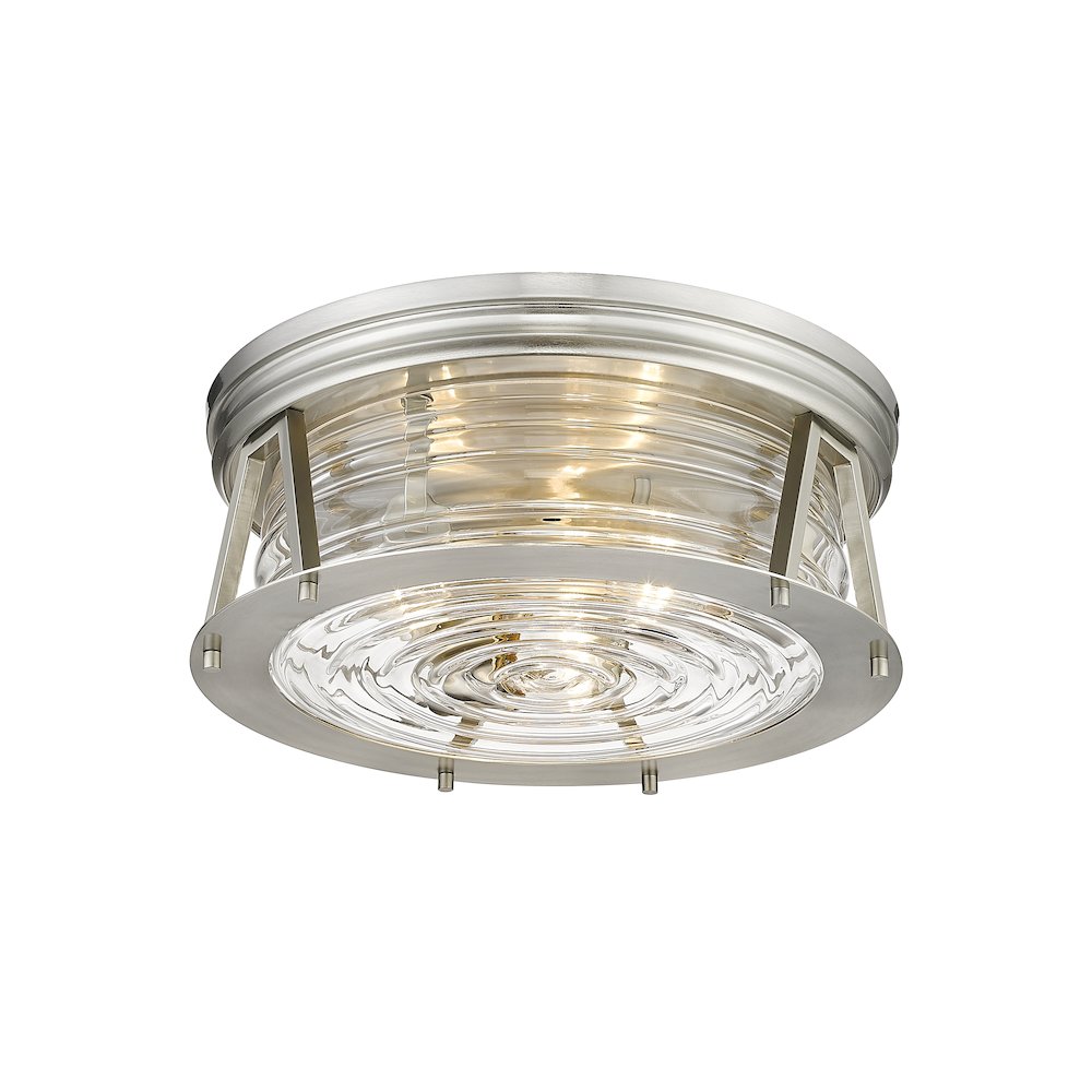 Z-Lite 3 Light Flush Mount. Picture 3