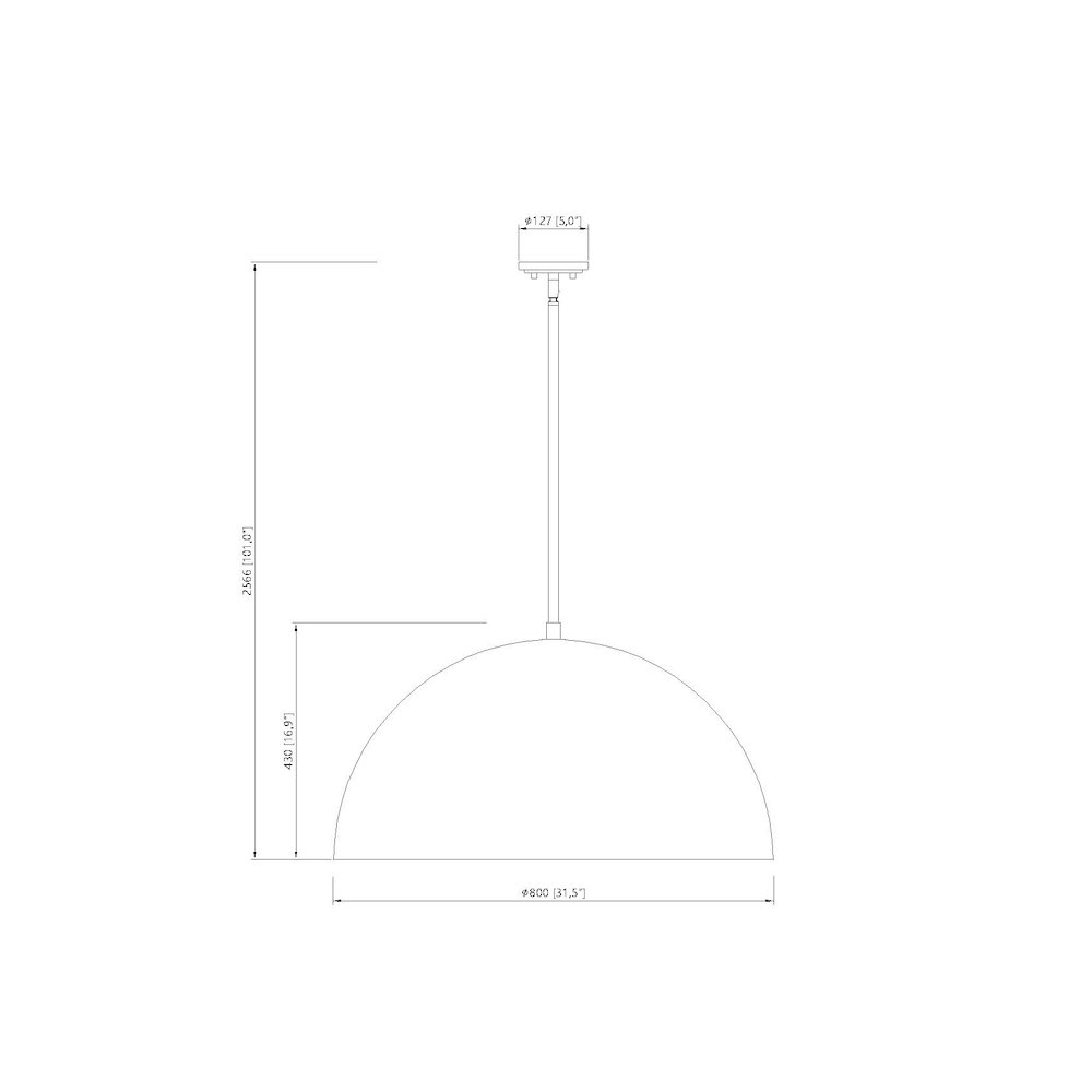 Z-Lite 3 Light Pendant, Matte White. Picture 8