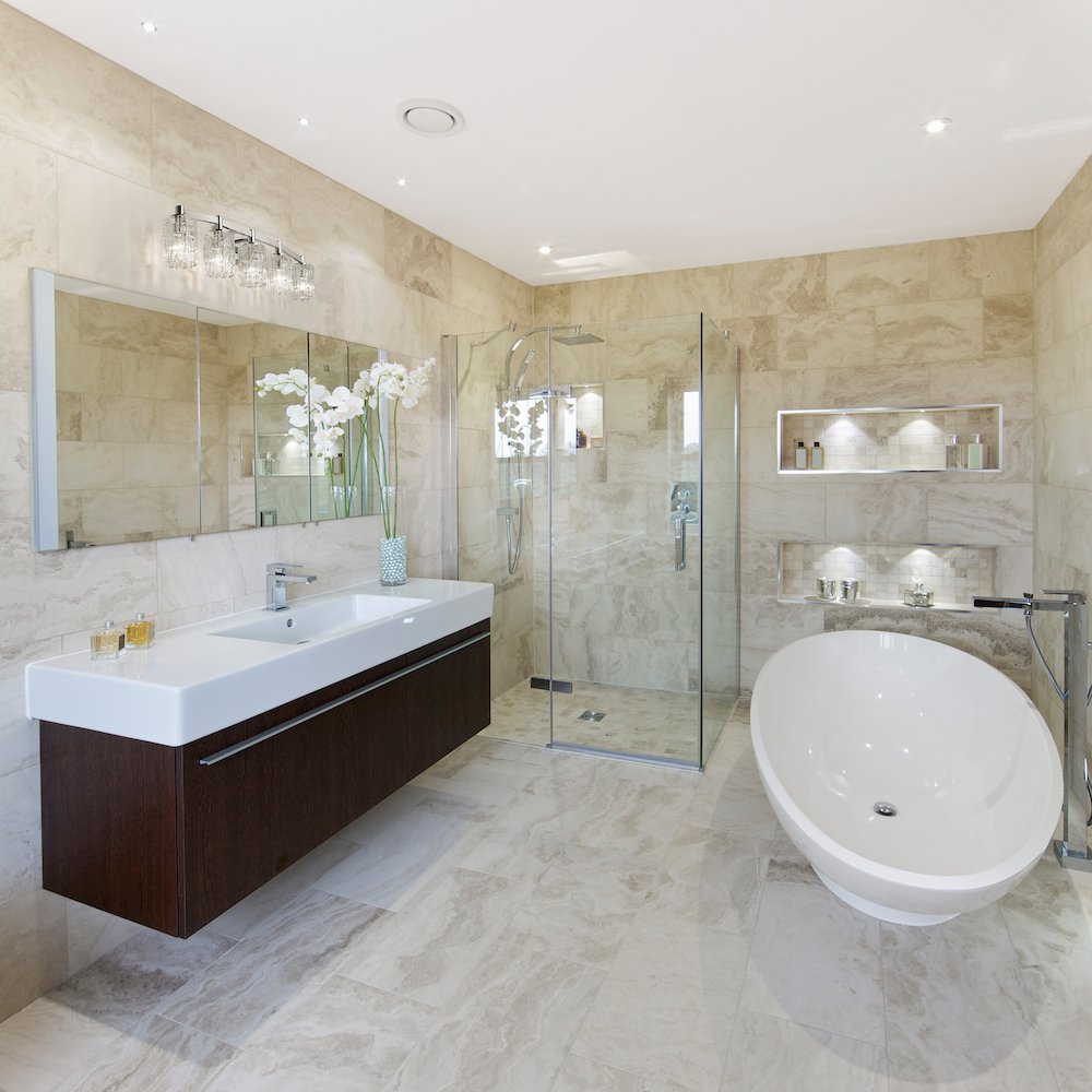 Z-Lite Aubrey 5 Light Vanity in Chrome Frame Finish. Picture 6