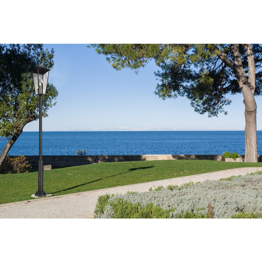 Z-Lite 5 Light Outdoor Post Mounted Fixture. Picture 7
