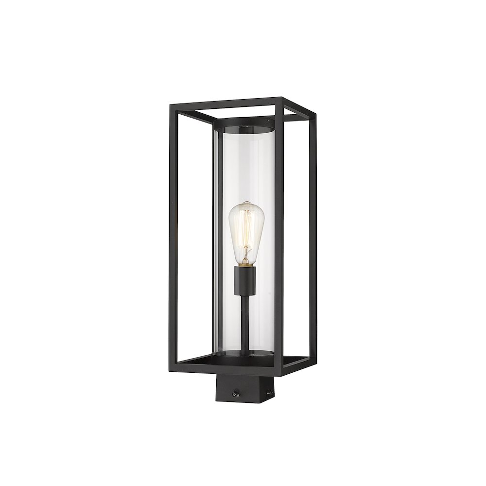 Z-Lite 1 Light Outdoor Post Mount Fixture. Picture 3