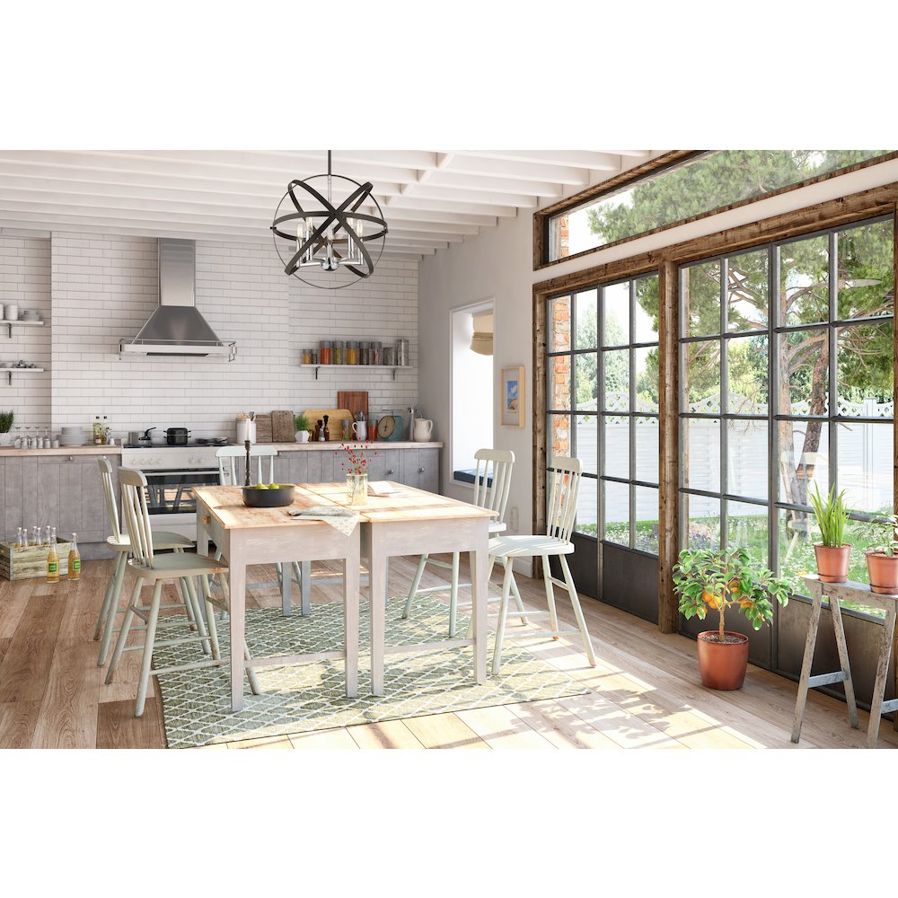 Z-Lite 5 Light Pendant. Picture 7