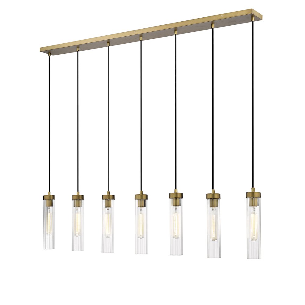 Z-Lite 7 Light Linear Chandelier. Picture 3