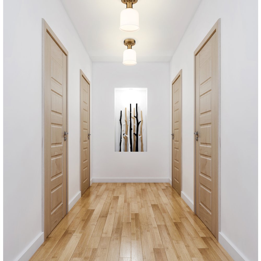 Z-Lite 1 Light Flush Mount. Picture 7