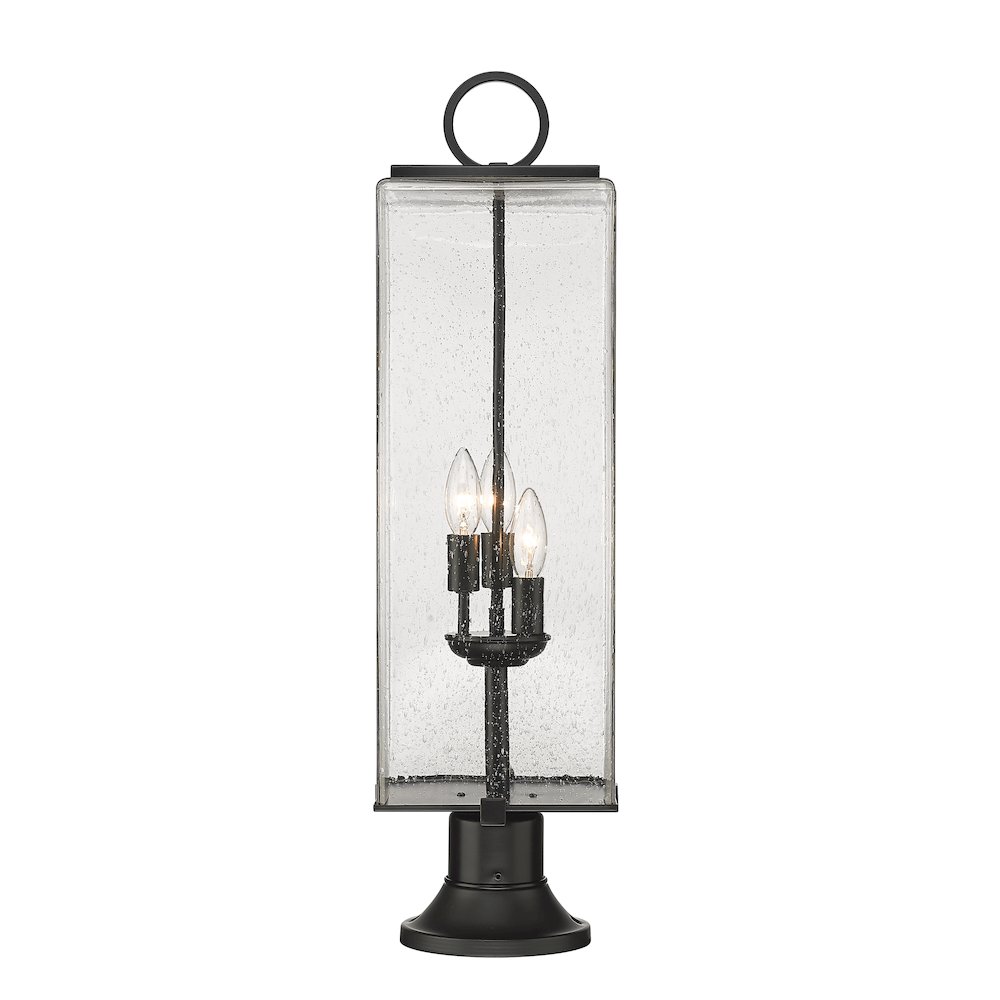 Z-Lite 3 Light Outdoor Pier Mounted Fixture. Picture 2