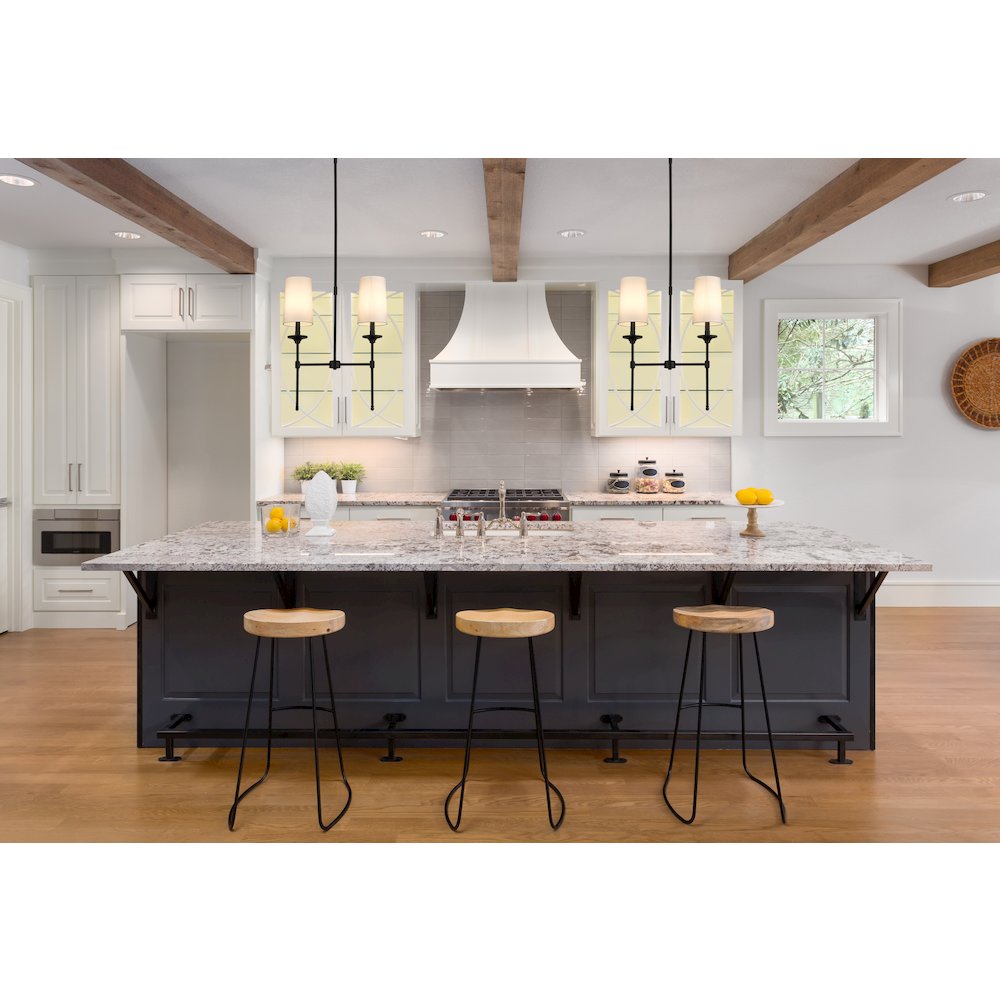 Z-Lite 2 Light Linear Chandelier. Picture 7