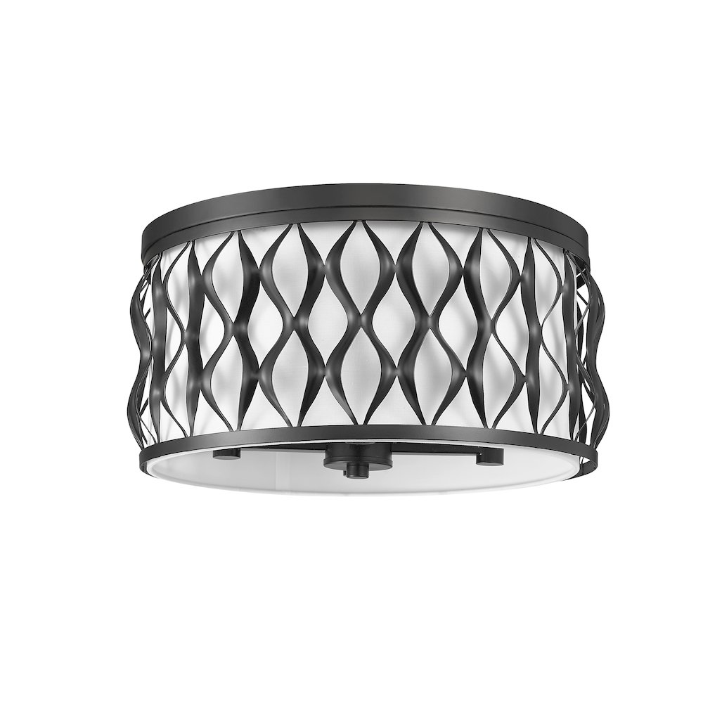 Z-Lite 4 Light Flush mount. Picture 5