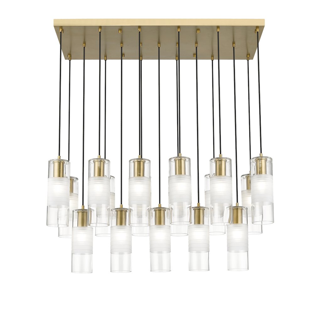Z-Lite 17 Light Linear Chandelier. Picture 2