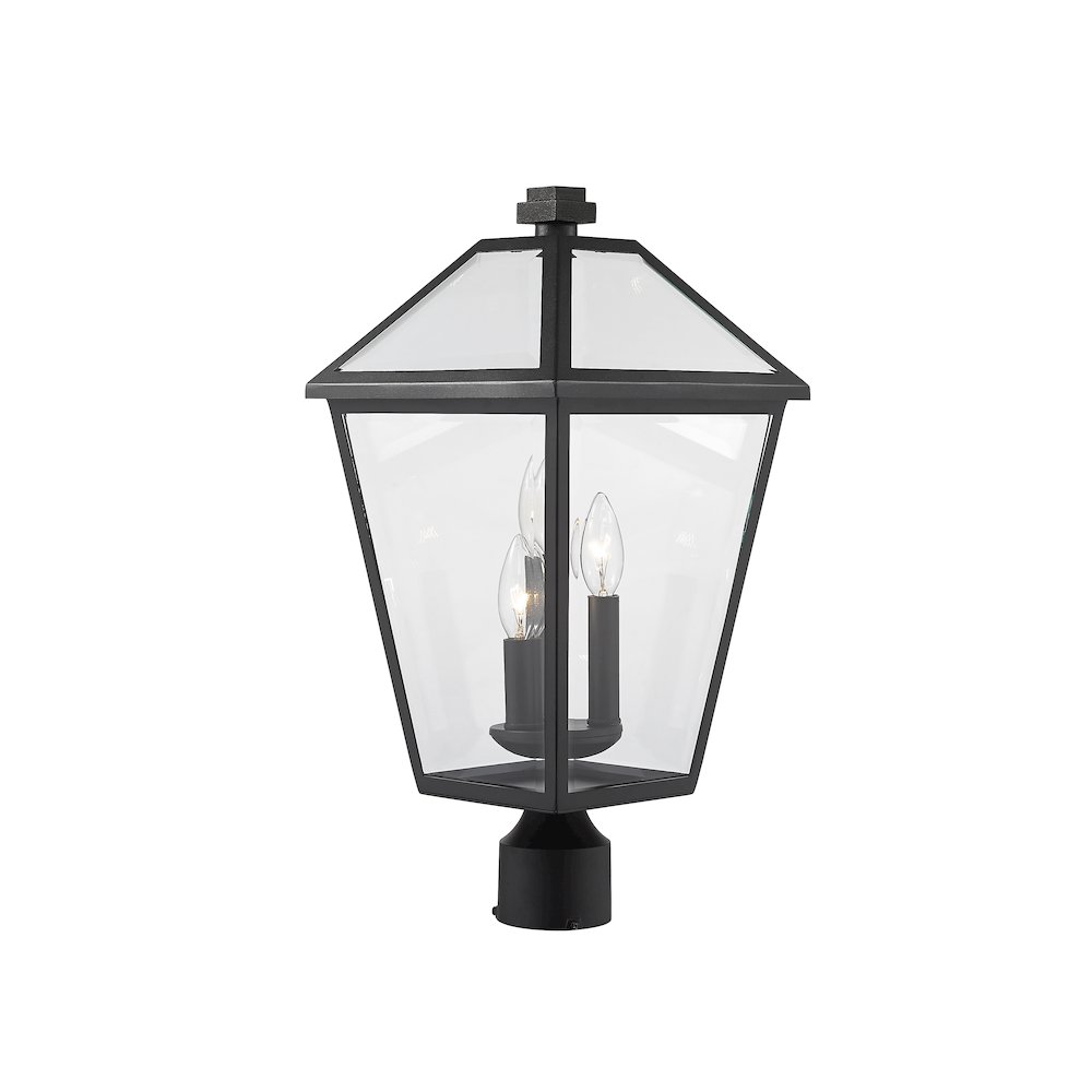 Z-Lite 3 Light Outdoor Post Mount Fixture. Picture 4