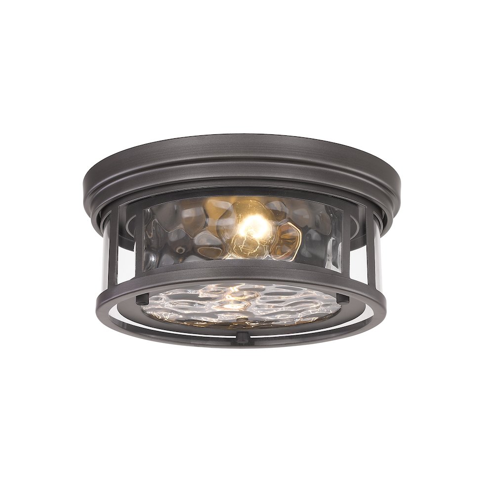 Z-Lite 2 Light Flush Mount. Picture 1