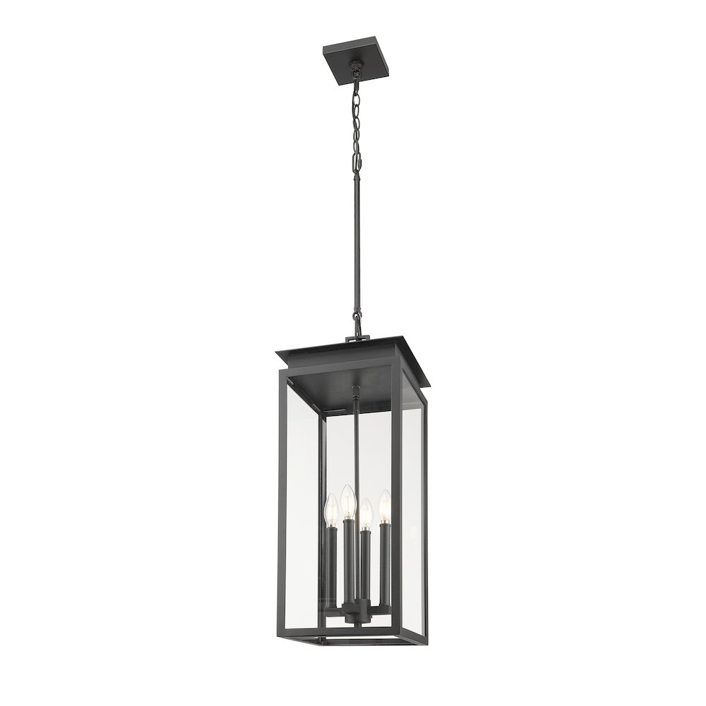 Z-Lite 4 Light Outdoor Chain Mount Ceiling Fixture. Picture 2