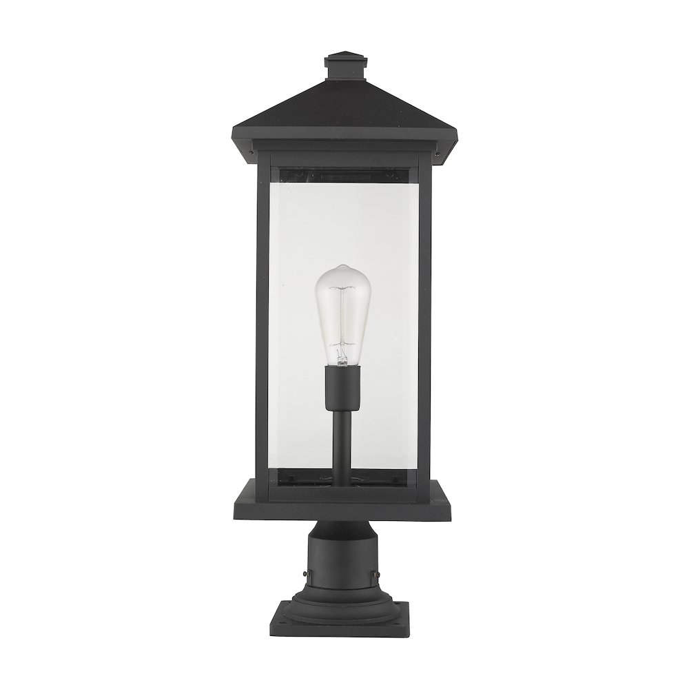 Z-Lite 1 Light Outdoor Pier Mounted Fixture. Picture 5