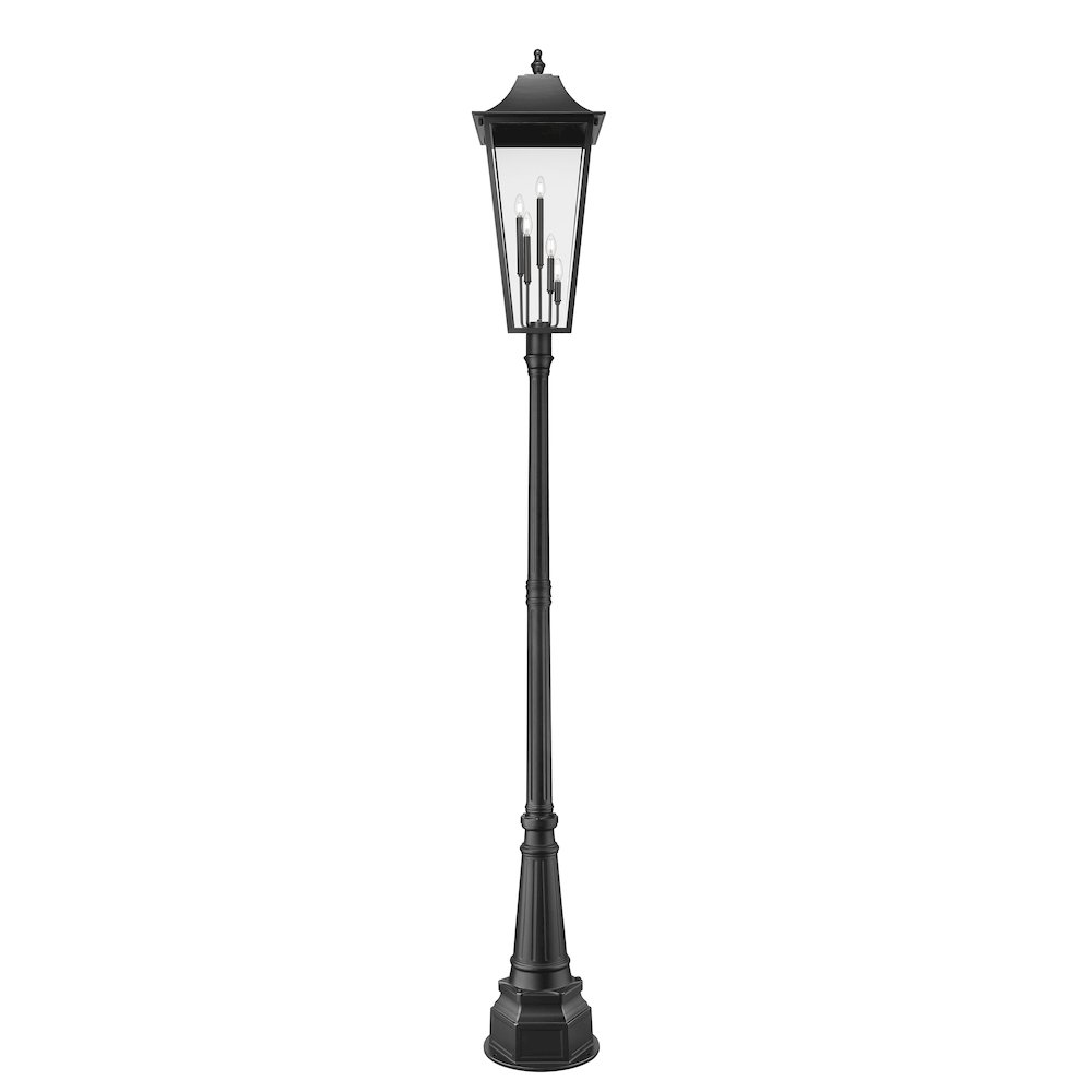 Z-Lite 5 Light Outdoor Post Mounted Fixture. Picture 3