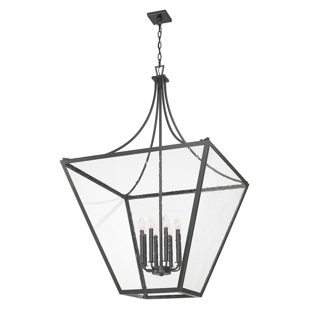 Z-Lite 8 Light Chandelier, Iron Ore. Picture 7