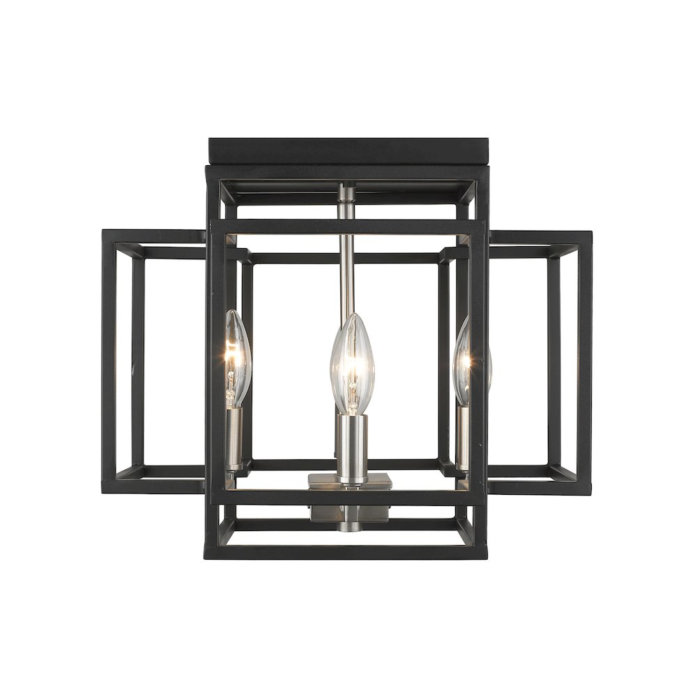 Z-Lite 4 Light Flush Mount. Picture 2