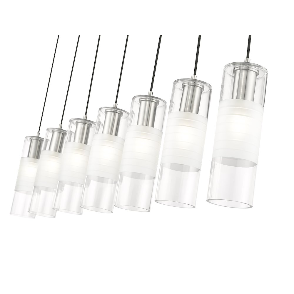 Z-Lite 7 Light Linear Chandelier. Picture 4