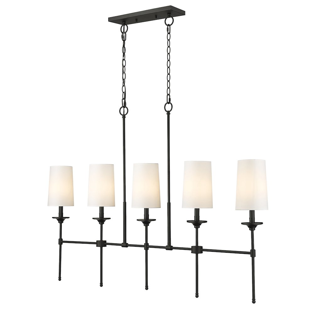 Z-Lite 5 Light Linear Chandelier. Picture 1