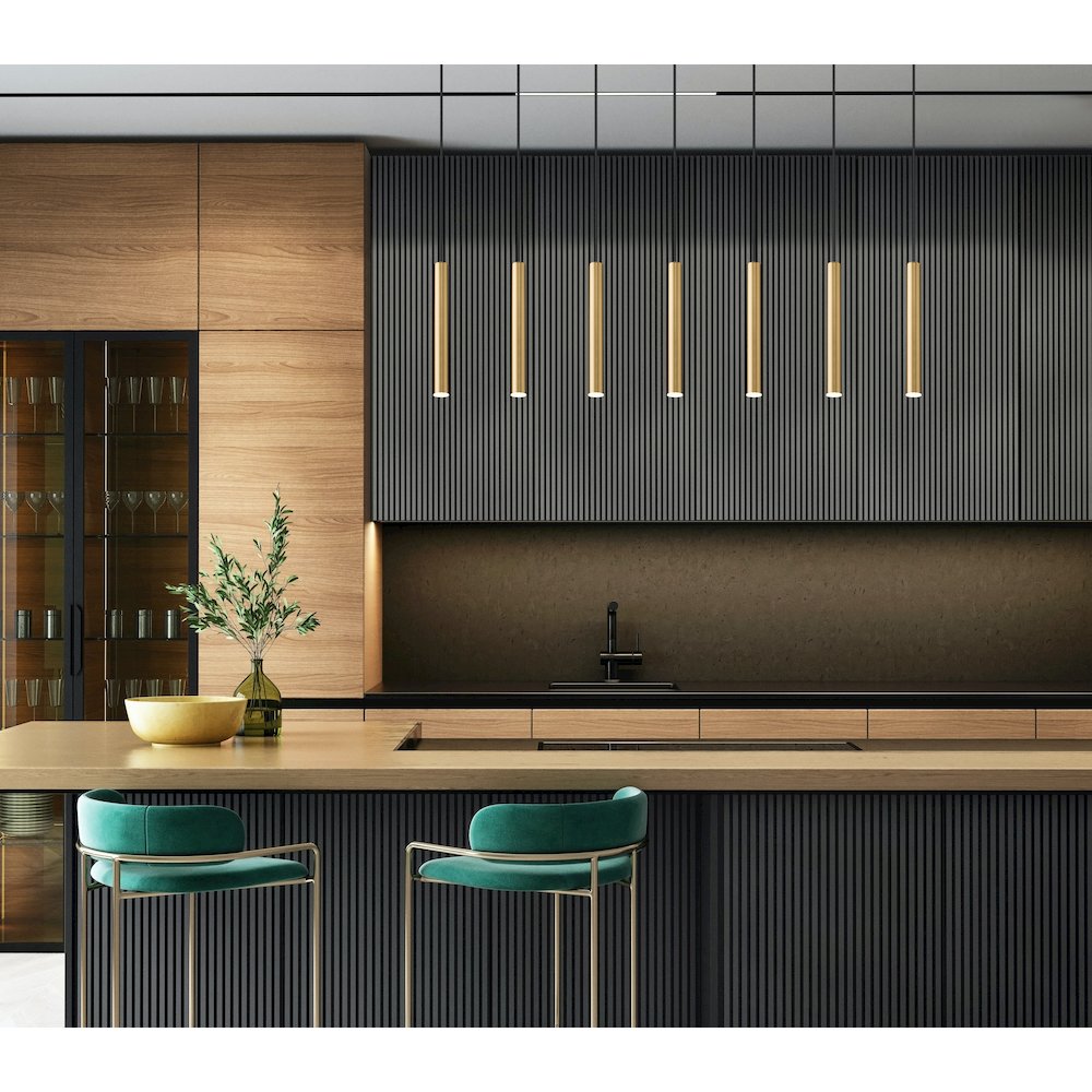 Z-Lite 7 Light Linear Chandelier. Picture 7