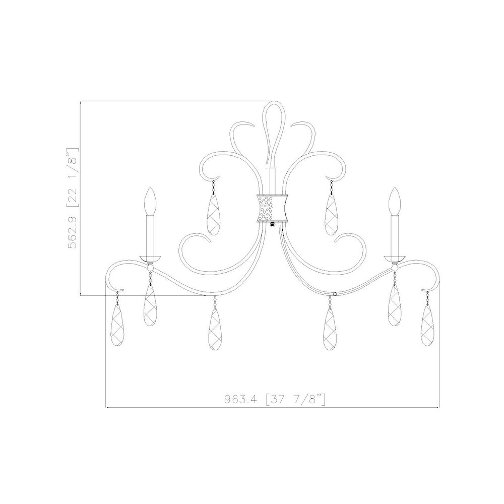 Z-Lite 5 Light Chandelier. Picture 8