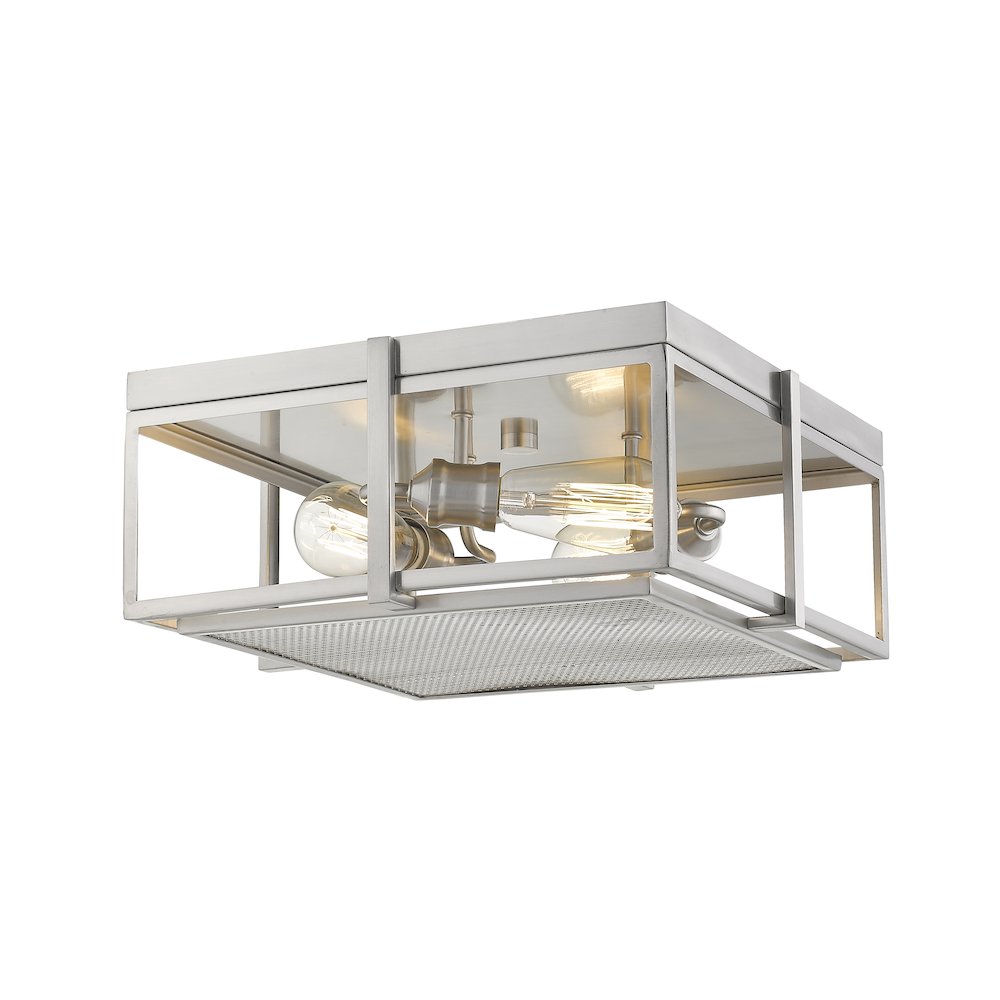 Z-Lite 3 Light Flush Mount. Picture 1