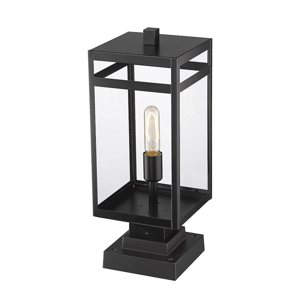 Z-Lite 1 Light Outdoor Pier Mounted Fixture. Picture 3