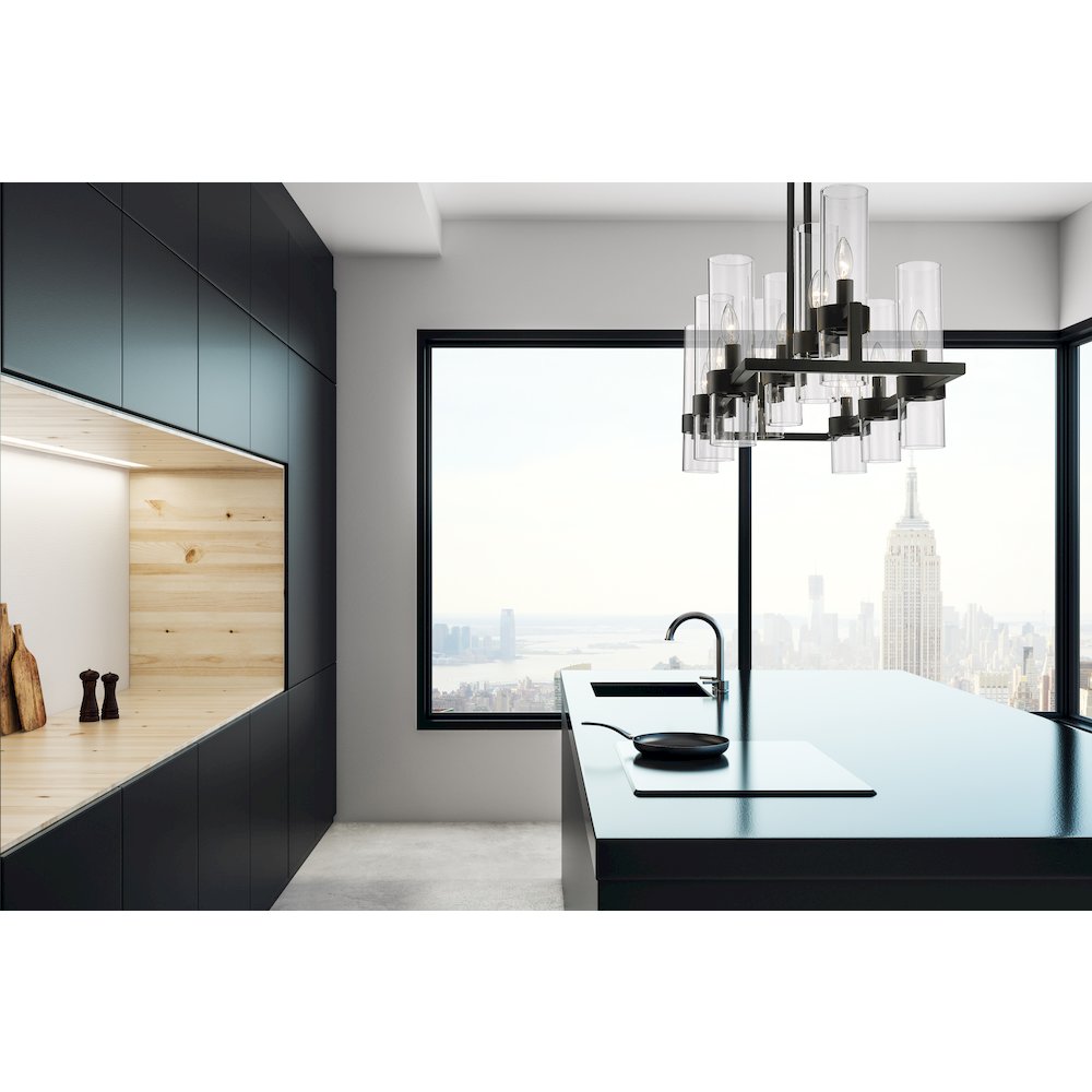 Z-Lite 10 Light Linear Chandelier. Picture 7