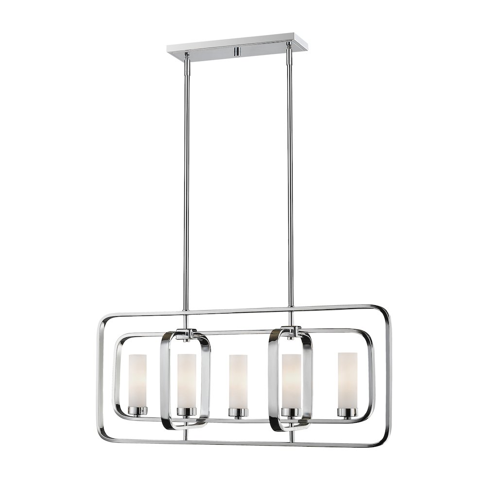 Z-Lite 5 Light Linear Chandelier. Picture 1