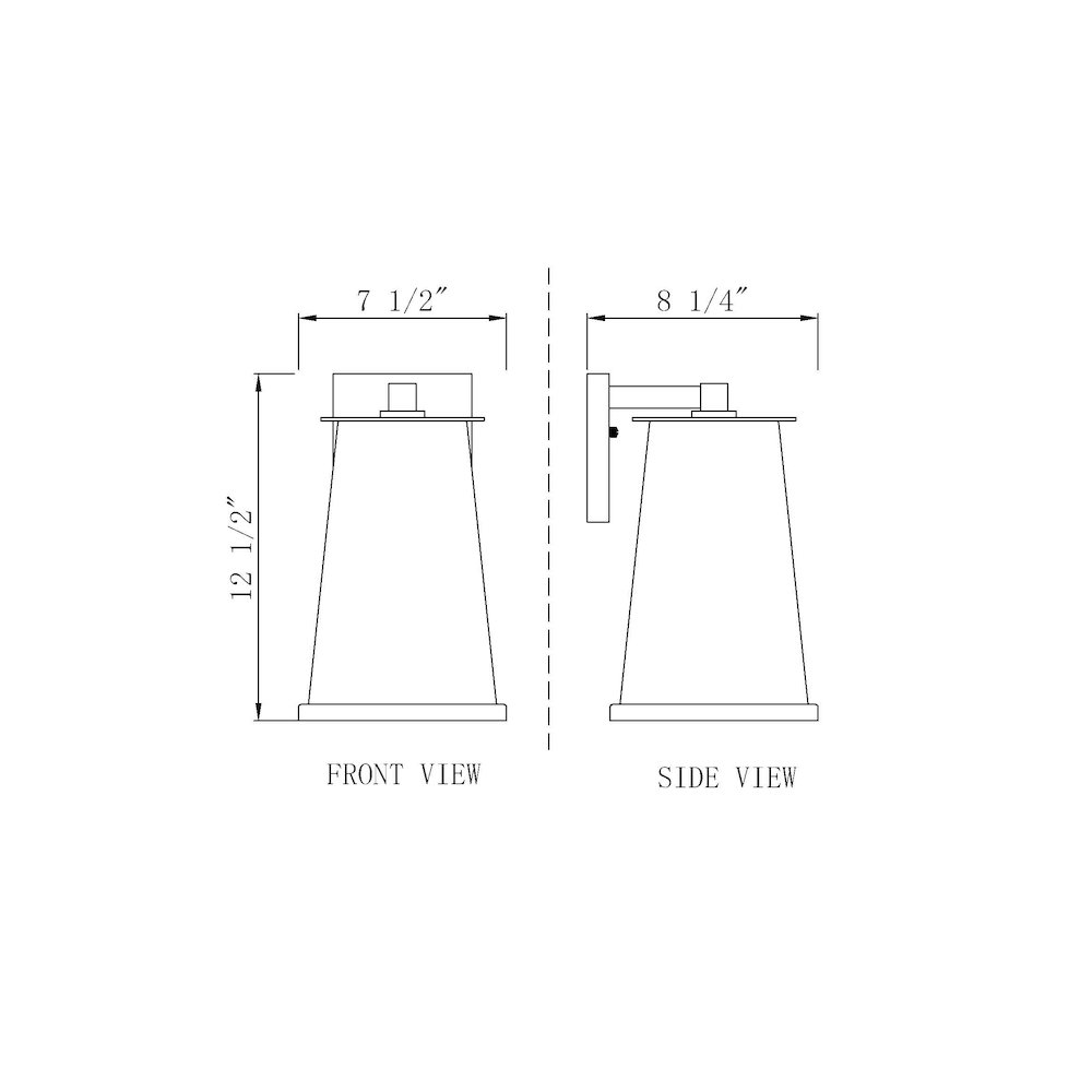 Z-Lite 1 Light Outdoor Wall Light. Picture 8