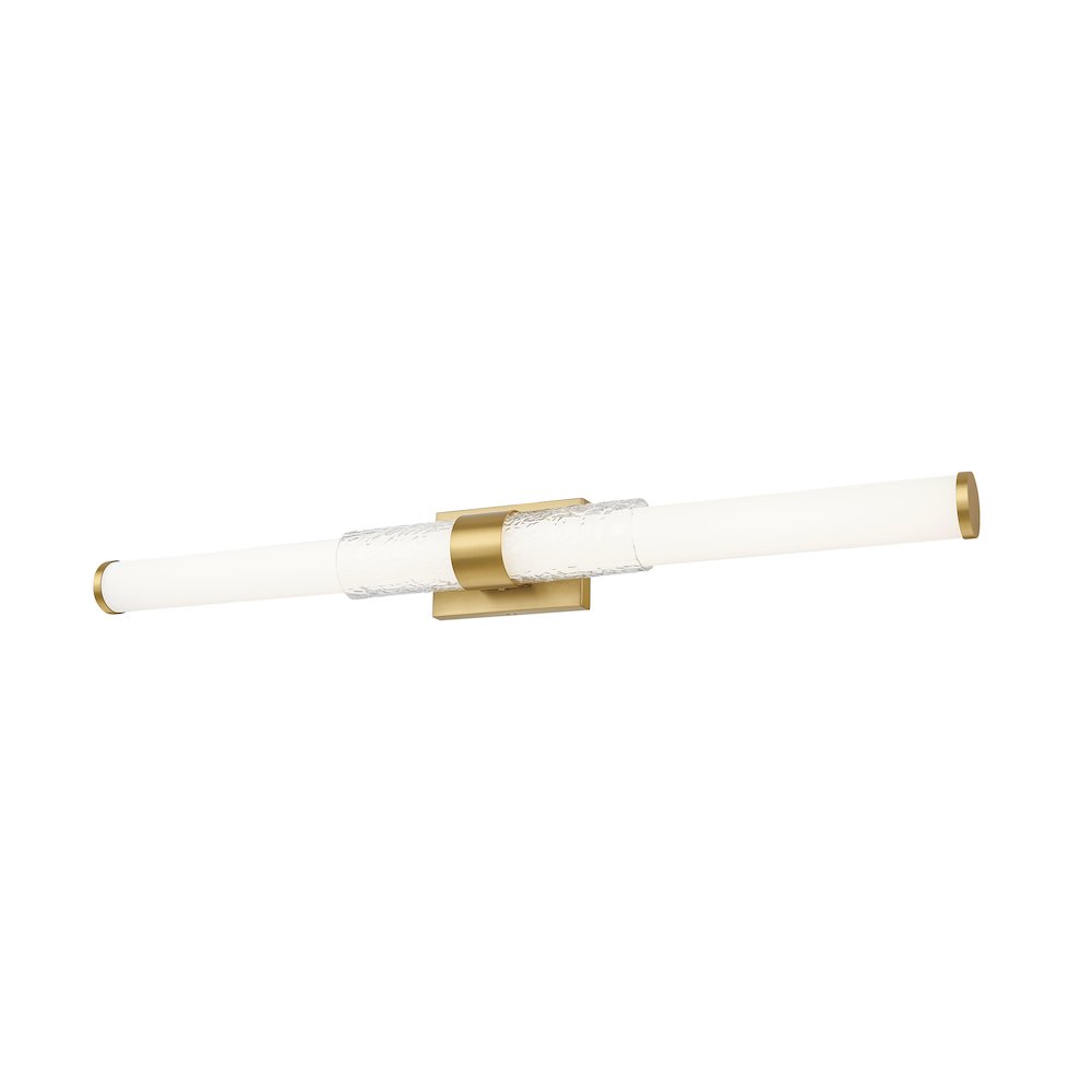 Z-Lite Egon 1 Light Vanity in Modern Gold color, Steel frame. Picture 2