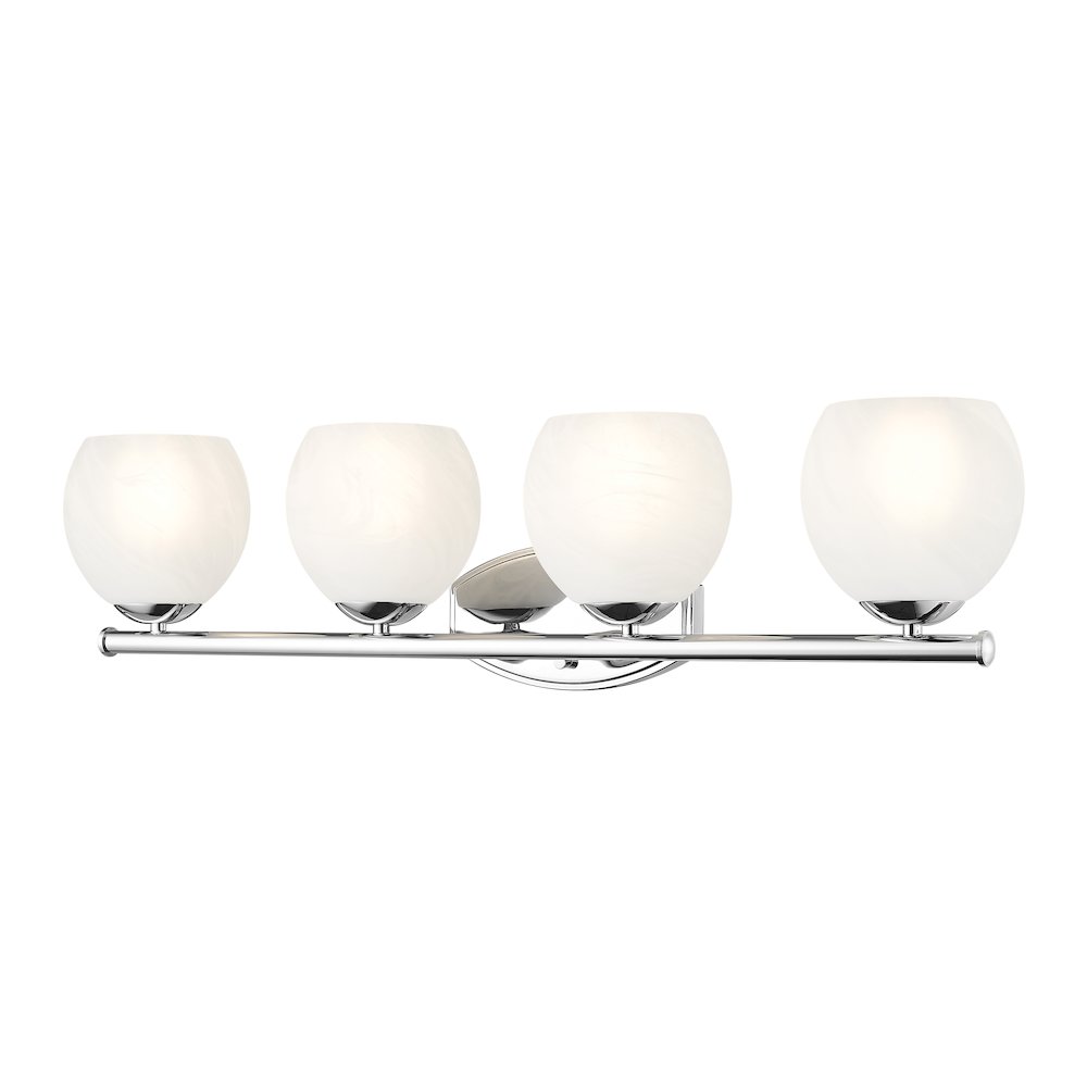 Z-Lite 4 Light Vanity, Chrome. Picture 1
