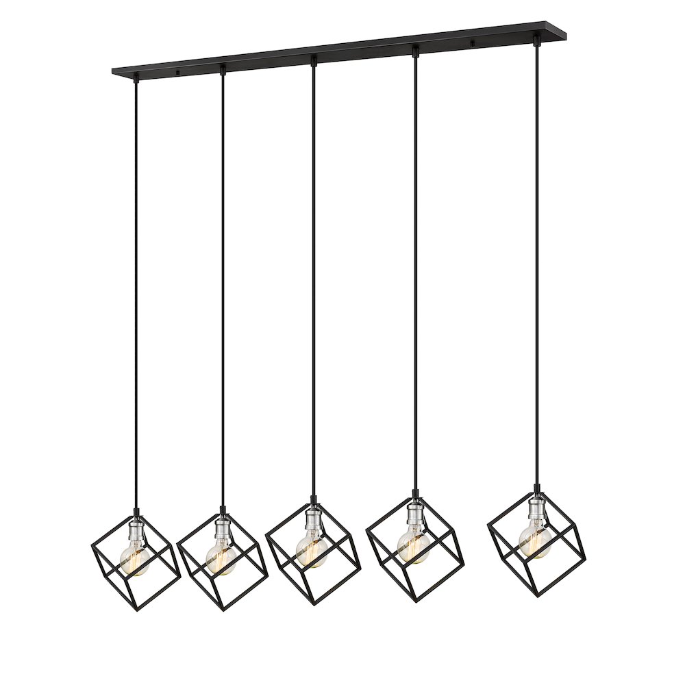 Z-Lite 5 Light Linear Chandelier. Picture 3
