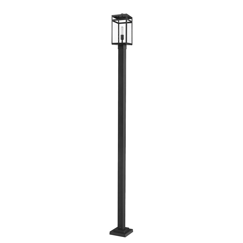 Z-Lite 1 Light Outdoor Post Mounted Fixture. Picture 5
