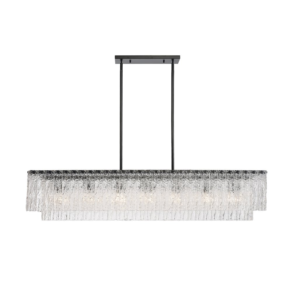 Z-Lite 7 Light Linear Chandelier. Picture 2