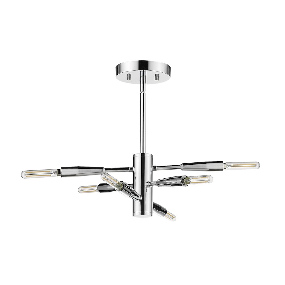 Z-Lite 6 Light Semi Flush Mount. Picture 5