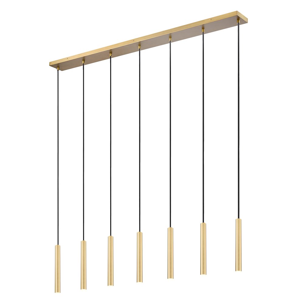 Z-Lite 7 Light Linear Chandelier. Picture 1