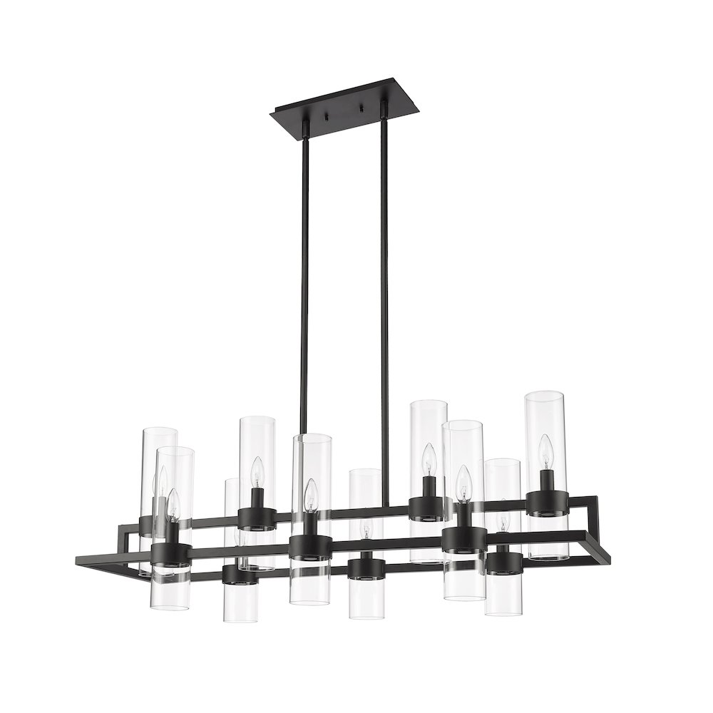 Z-Lite 10 Light Linear Chandelier. Picture 5