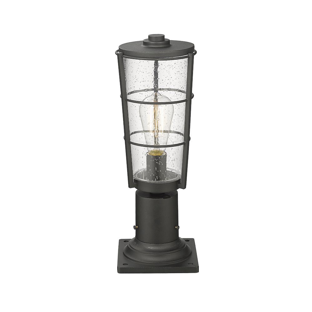 Z-Lite 1 Light Outdoor Pier Mounted Fixture. Picture 2
