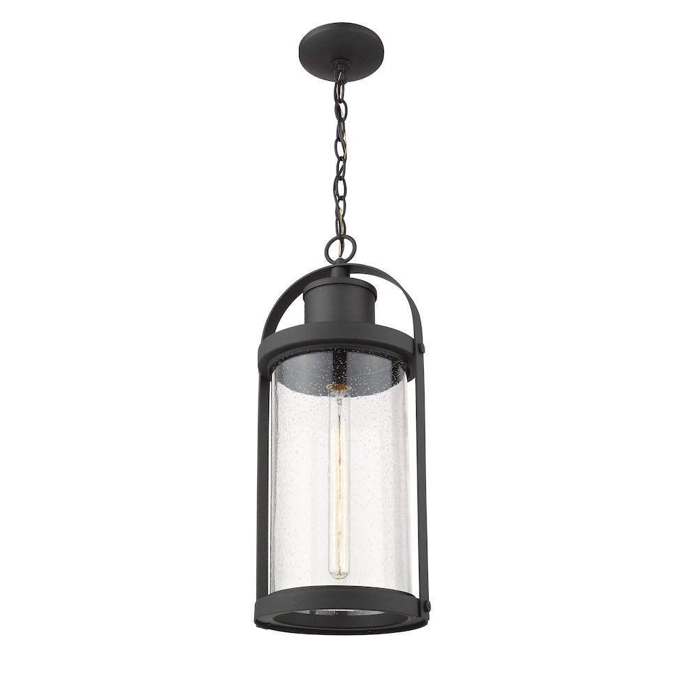 Z-Lite 1 Light Outdoor Chain Mount Ceiling Fixture. Picture 4